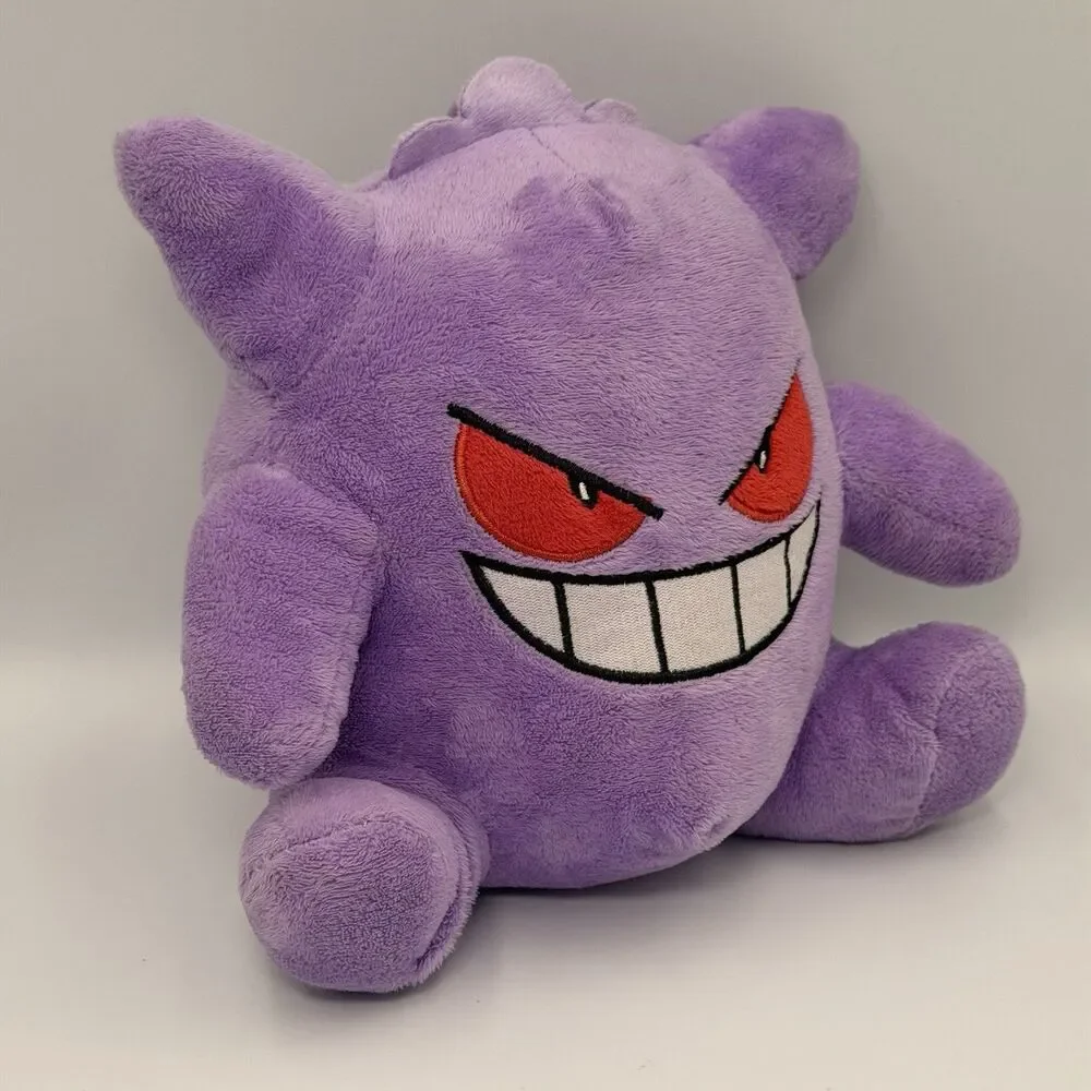 Pokemon Gengar Plush Purple Hanging Suction Cup Plush Toy 7” 8” Anime